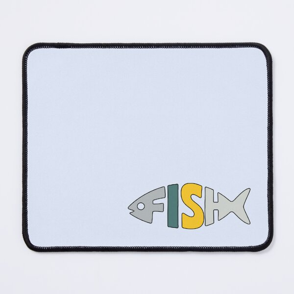 Item preview, Fish Typography Logo – Minimal Color Block Fish Design designed and sold by busurman.