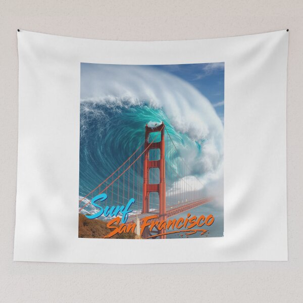 Item preview, Surf San Francisco Print designed and sold by Lichentroupe63.