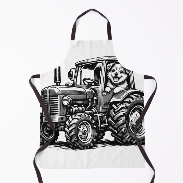 Item preview, funny dog ​​driving a tractor designed and sold by Troll Art & Delete.