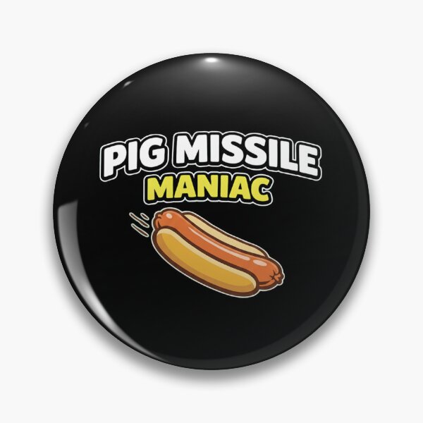 Item preview, Pig Missile Maniac Funny Hot Dog Lover Glizzy Humor designed and sold by haitrieuic96.