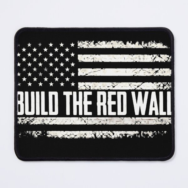 Item preview, Build The Red Wall American Flag Distressed Patriotic designed and sold by haitrieuic96.