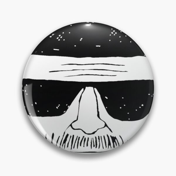 Item preview, Breaking Bad Walter White Heisenberg face Sticker designed and sold by OIComics.