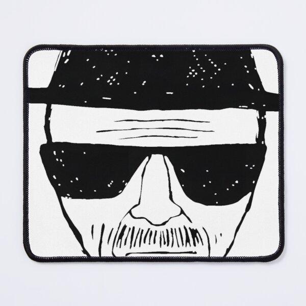 Item preview, Breaking Bad Walter White Heisenberg face Sticker designed and sold by OIComics.
