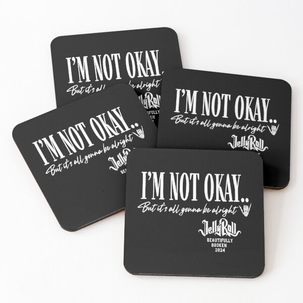 Item preview, I Am Not Okay Jelly Roll Beautifully Broken Tour designed and sold by RiebbonzzArt.
