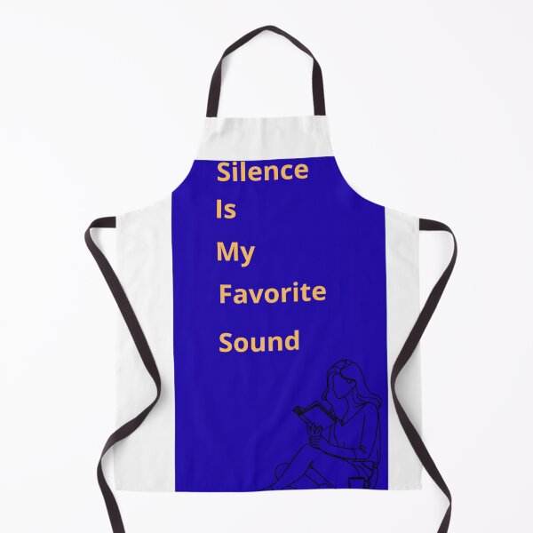Item preview, Silence Is my favorite sound - Introvert book lover design designed and sold by Mastalina99.