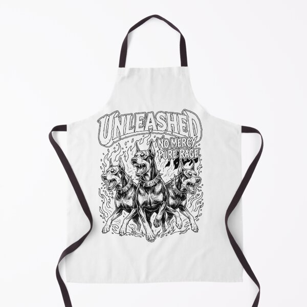 Item preview, Unleashed No Mercy Pure Rage Fierce Doberman Dogs Fire designed and sold by graphixpolash.
