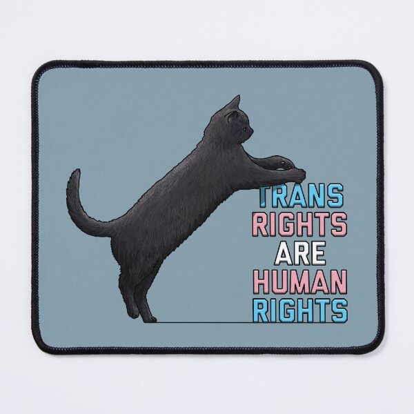 Item preview, Trans Rights Jumping Kitty designed and sold by Art by Veya.