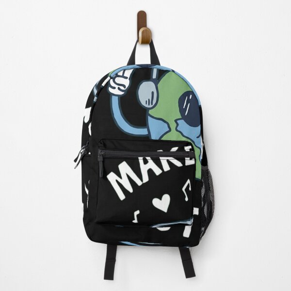 Item preview, Make Music Not War Cute Retro Earth Peace Sign designed and sold by haitrieuic96.