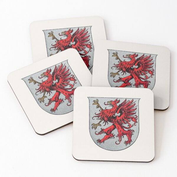 Item preview, Coat of Arms Pomerania — Red Griffin Historical Heraldry designed and sold by BestVarieties.