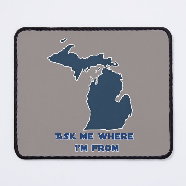 Item preview, Ask me where I'm from - Michigan designed and sold by Robo-Mart Smart Shopping.