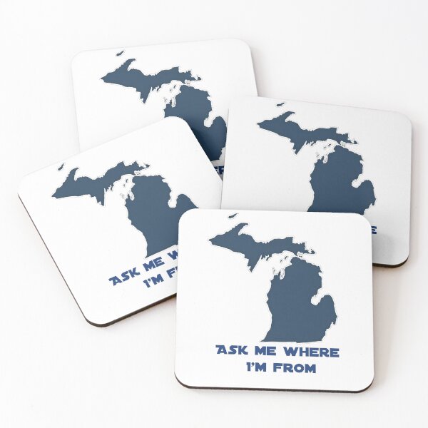 Item preview, Ask me where I'm from - Michigan designed and sold by Robo-Mart Smart Shopping.