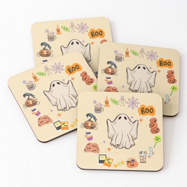 Item preview,  Spooky ghost in autumn designed and sold by Oits.
