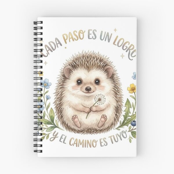Item preview, Cute Hedgehog with Motivational Phrase: Every Step Is an Achievement designed and sold by SIL-STUDIO .