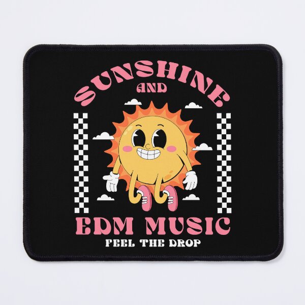 Item preview, Sunshine and EDM Music Retro Sun Festival Rave designed and sold by Dmetalx Art Apparel.
