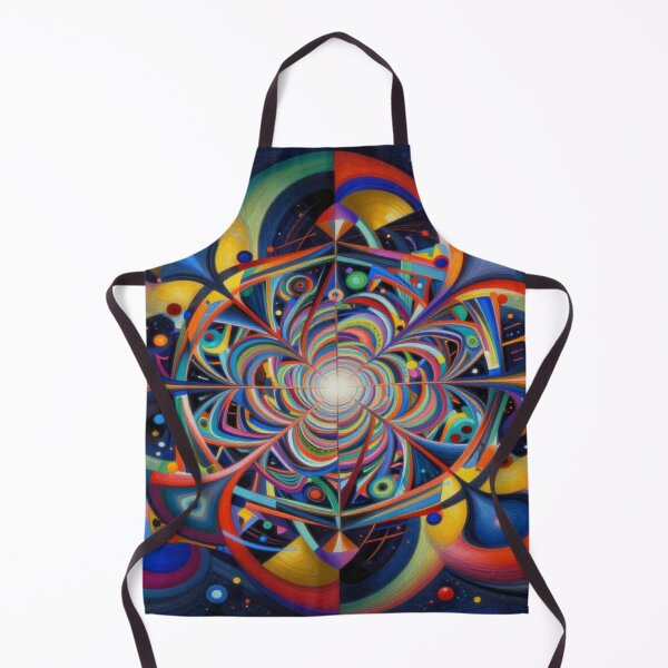 Item preview, Cosmic Energy Burst Mandala in Vivid Radiant Colors designed and sold by FotoworldEdel.