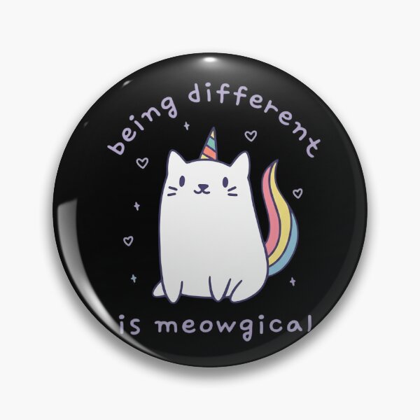 Item preview, Being Different Is Meowgical Kawaii Caticorn Rainbow Art designed and sold by haitrieuic96.