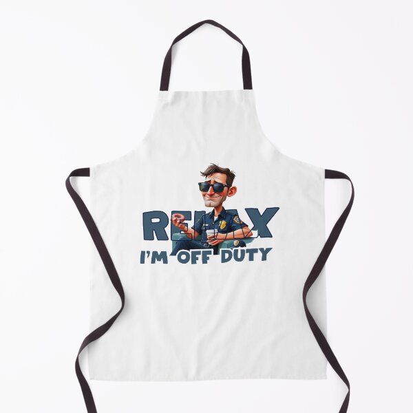 Item preview, Not on Duty Still Observing – Funny Cop Shirt & Mug designed and sold by BrewtifulMugs.