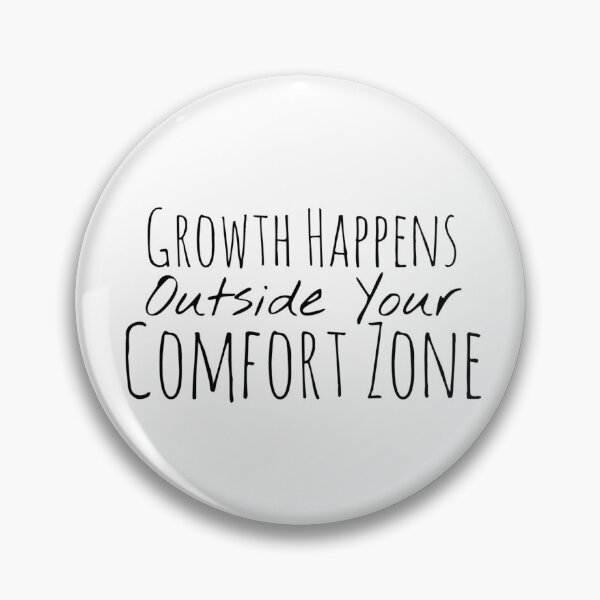 Item preview, Growth Happens Outside Your Comfort Zone – Growth Affirmation designed and sold by Camila  Ardila.