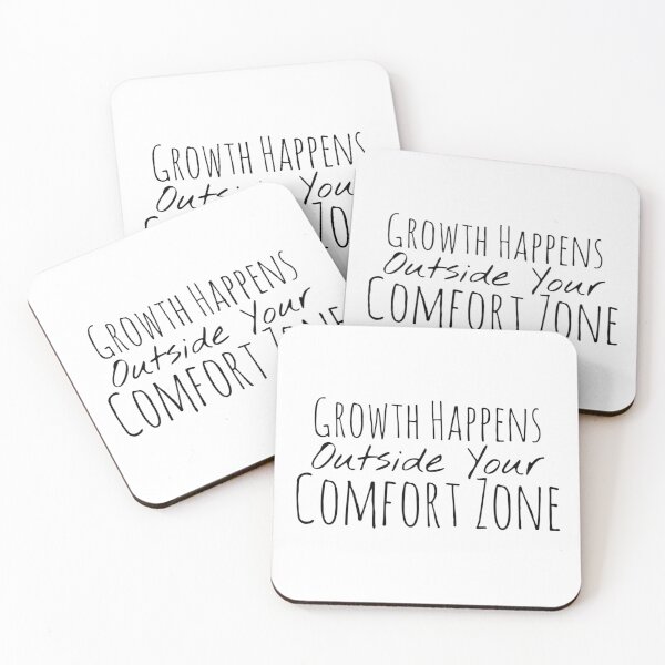 Item preview, Growth Happens Outside Your Comfort Zone – Growth Affirmation designed and sold by Camila  Ardila.