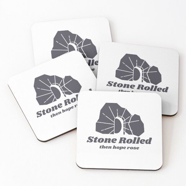 Item preview, Empty Tomb Silhouette – Stone Rolled, Then Hope Rose Tee designed and sold by Bellynza.