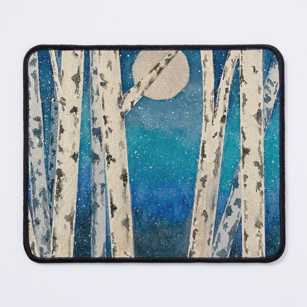 Item preview, Silver Birch Trees in the Moonlight designed and sold by Lynne Beattie.