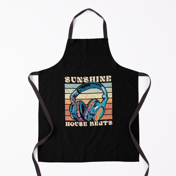 Item preview, Sunshine House Beats Retro Sunset DJ Headphones designed and sold by Dmetalx Art Apparel.