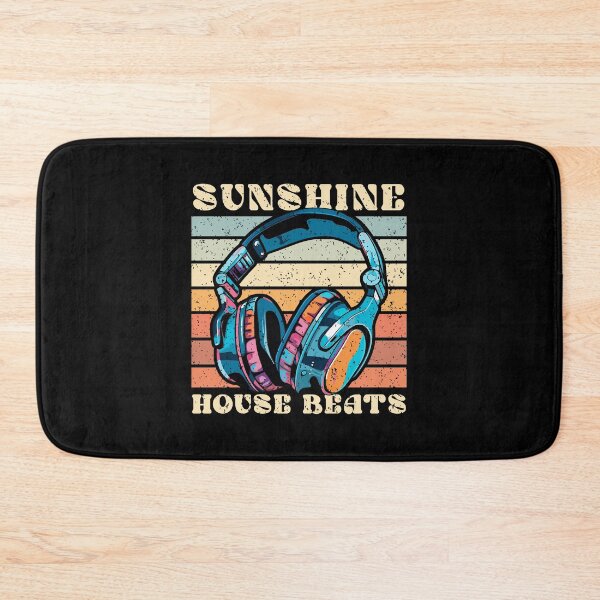 Item preview, Sunshine House Beats Retro Sunset DJ Headphones designed and sold by Dmetalx Art Apparel.