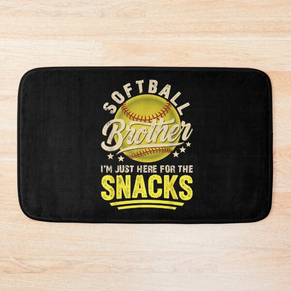 Item preview, Funny Retro Softball Brother I'm Just Here for The Snacks T-Shirt designed and sold by Somopet ⭐️⭐️⭐️⭐️⭐️.