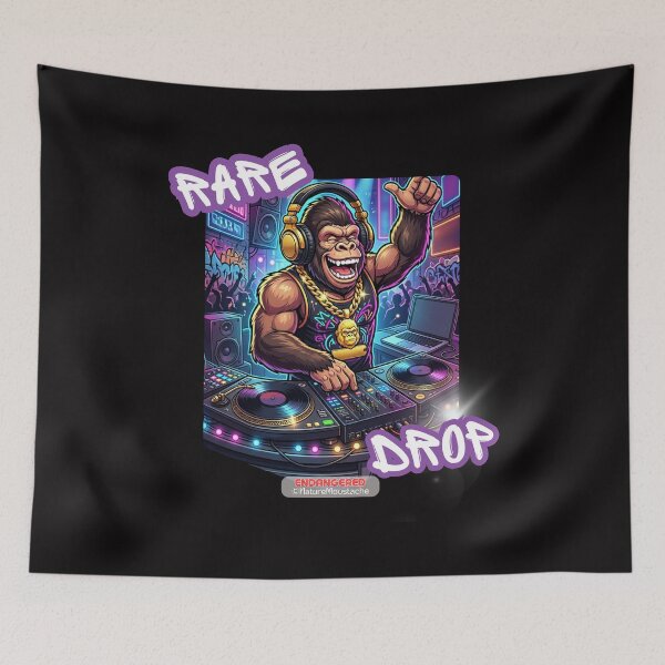 Item preview, Gorilla DJ - Wild Rhythm & Neon designed and sold by Nature & Moustaches.