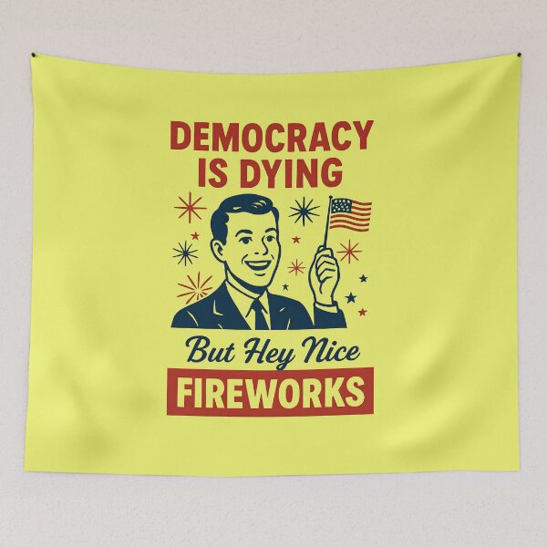 Item preview, Democracy is Dying designed and sold by Pixel-Lair.