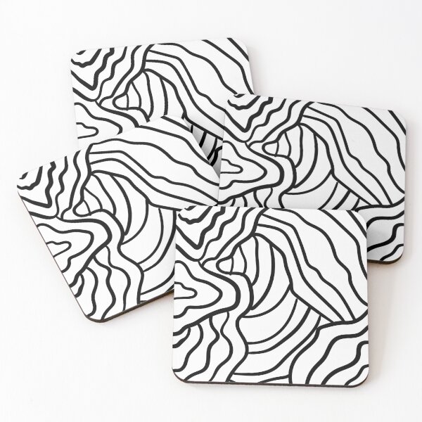 Item preview, Abstract Black Liquid Waves designed and sold by Sacha's Artistry.