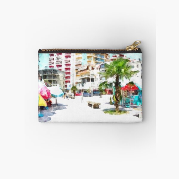 Item preview, Albania: Fier palm and buildings designed and sold by Giuseppe Cocco.