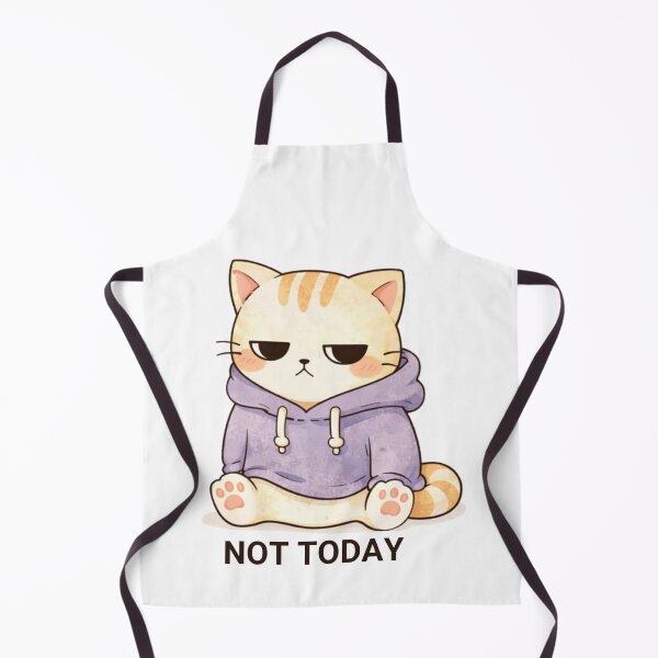 Item preview, Not Today Cat | Cute Kawaii Aesthetic | Introvert Mood Design designed and sold by The Mood Index.