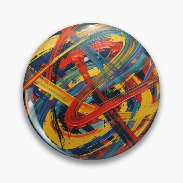 Item preview, Vivid Abstract Brushstroke Explosion in Dynamic Colors and Expressive Motion designed and sold by FotoworldEdel.