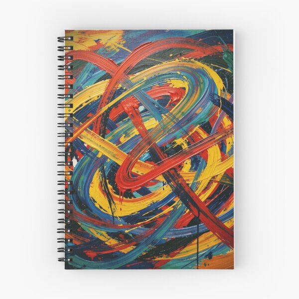 Item preview, Vivid Abstract Brushstroke Explosion in Dynamic Colors and Expressive Motion designed and sold by FotoworldEdel.