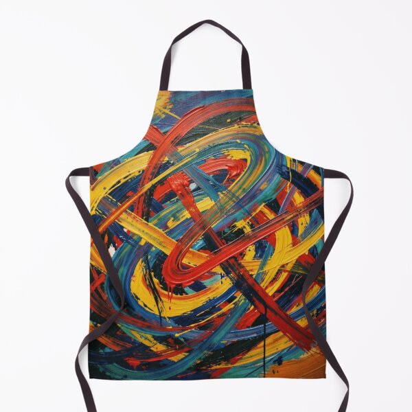 Item preview, Vivid Abstract Brushstroke Explosion in Dynamic Colors and Expressive Motion designed and sold by FotoworldEdel.