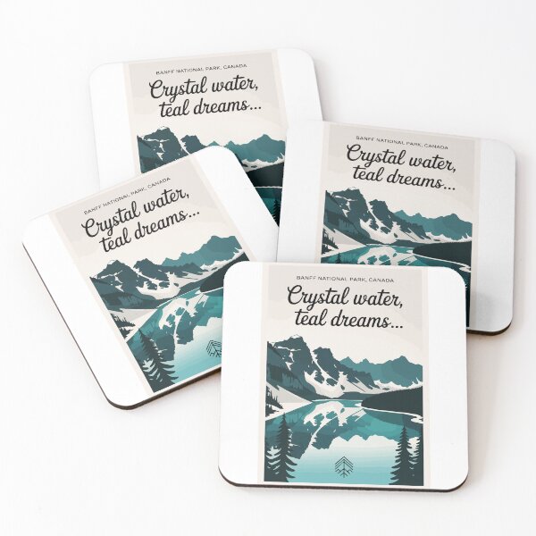 Item preview, Banff National Park Canada Crystal Water Teal Dreams Travel Postcard designed and sold by PixelWaveBD.