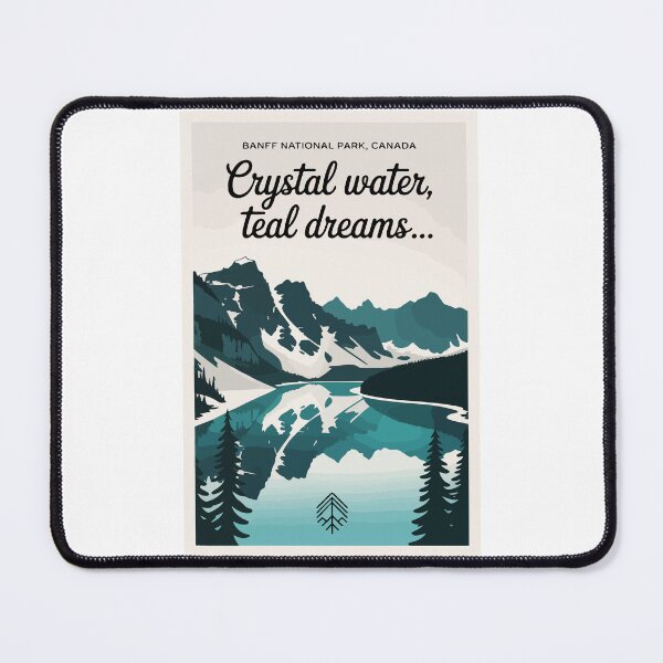 Item preview, Banff National Park Canada Crystal Water Teal Dreams Travel Postcard designed and sold by PixelWaveBD.
