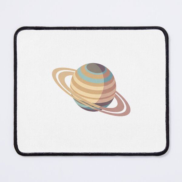 Item preview, a digital artwork of a planet with colorful rings in space designed and sold by VerizalShop.