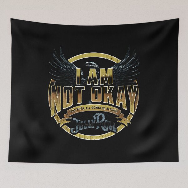Item preview, Jelly Roll I'm not okay designed and sold by RiebbonzzArt.