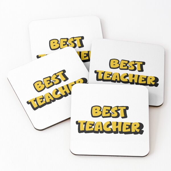 Item preview, Best Teacher – Appreciation Typography Design designed and sold by Swati's Digital Den.