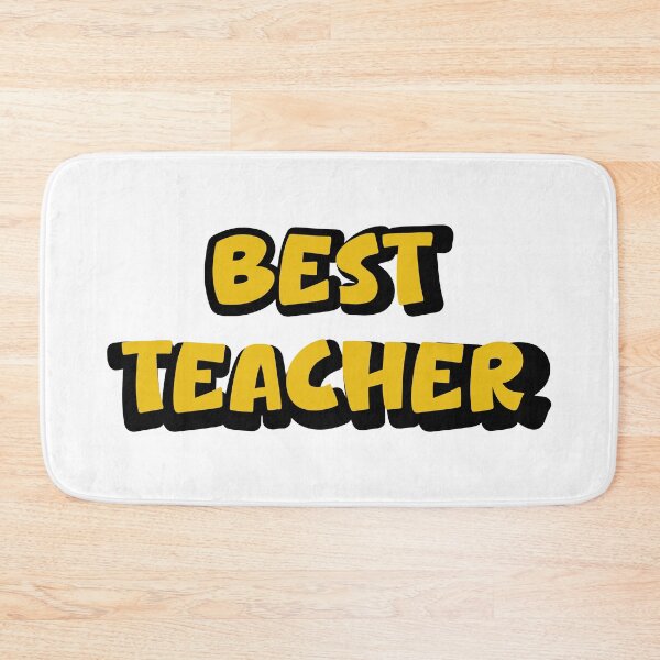 Item preview, Best Teacher – Appreciation Typography Design designed and sold by Swati's Digital Den.