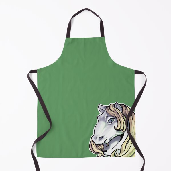 Item preview, Horse Bust - Long Haired White designed and sold by AstralRavens.
