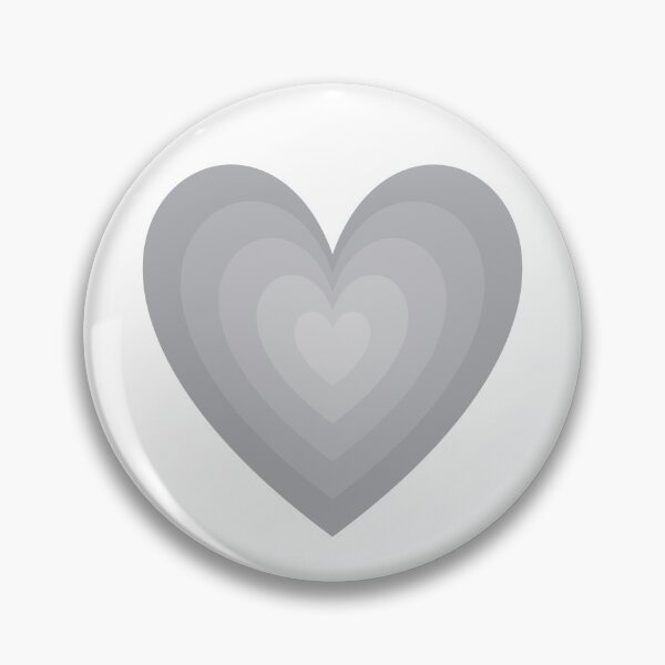 Item preview, Metallic Silver Hearts in Hearts | Retro Y2K Aesthetic 3D Heart Graphic designed and sold by Aesthetic Crew.