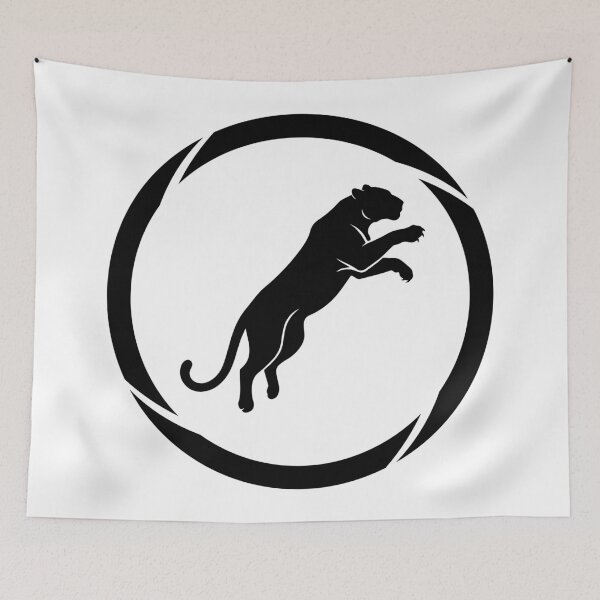 Item preview, Minimalist All Black Panther Shutter Logo designed and sold by Omar-2D.