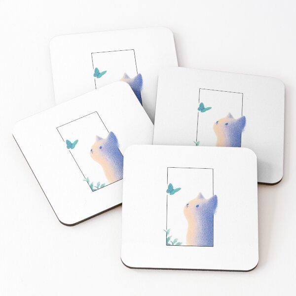 Item preview, The Cat and the Blue Butterfly designed and sold by MythicFrames.