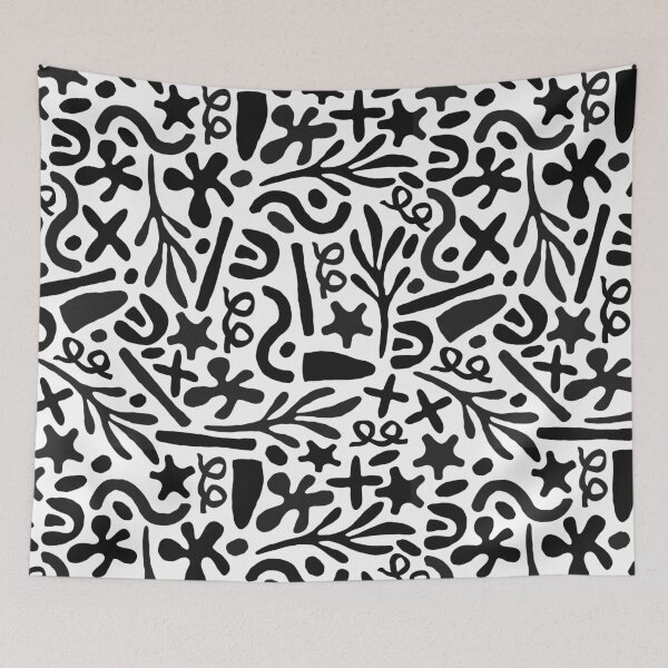 Item preview, Organic Abstract Doodle Pattern  designed and sold by Sacha's Artistry.