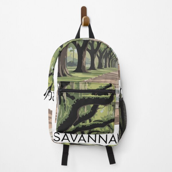 Item preview, Savannah Georgia Travel Postcard Timeless Elegance Oak Tree Art designed and sold by PixelWaveBD.