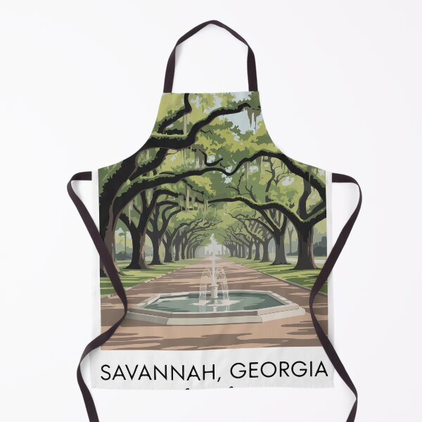 Item preview, Savannah Georgia Travel Postcard Timeless Elegance Oak Tree Art designed and sold by PixelWaveBD.