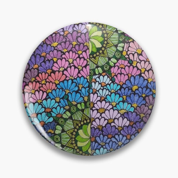 Item preview, Elisabeth - Hand Drawn Meadow Mandala designed and sold by AJPrettyObscene.